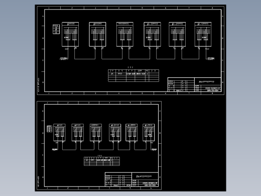 35kV配电装置交流电流网络图(B066-500-0804)