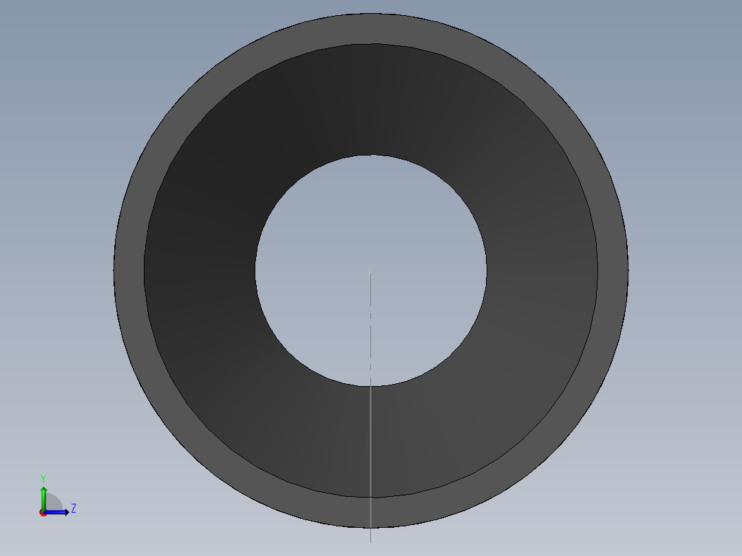 PVC公制管件-50x90 Reducer前视图