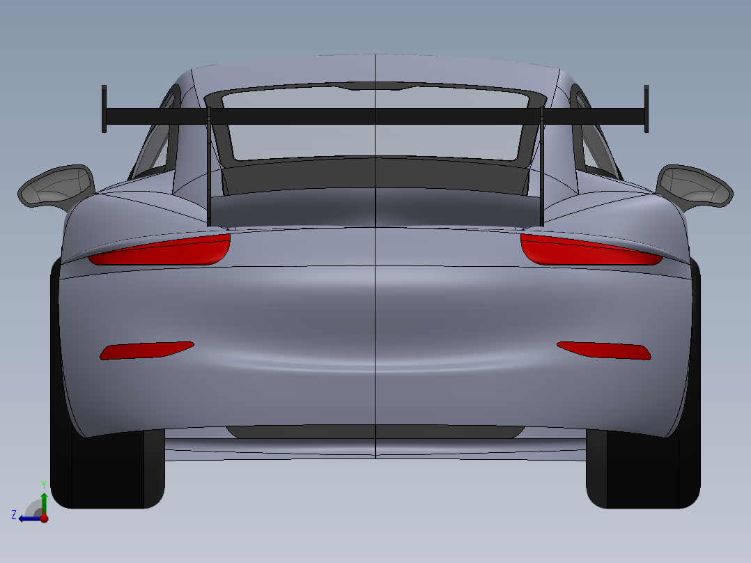 911保时捷右视图