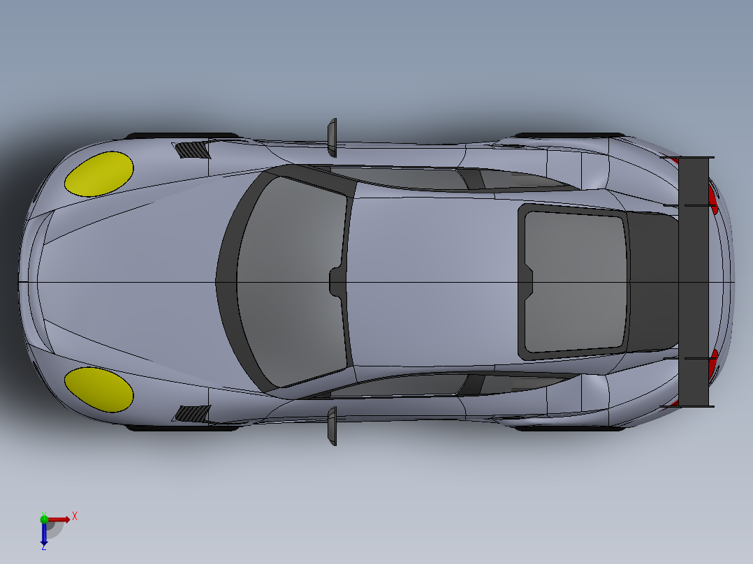 911保时捷俯视图