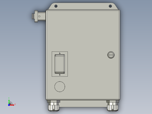 电器柜 电控柜 (103) 机械设计素材前视缩略图