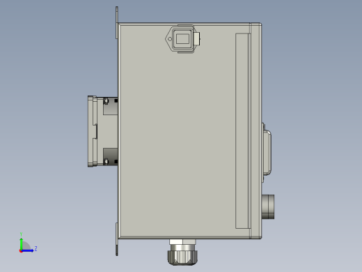 电器柜 电控柜 (103) 机械设计素材左视缩略图