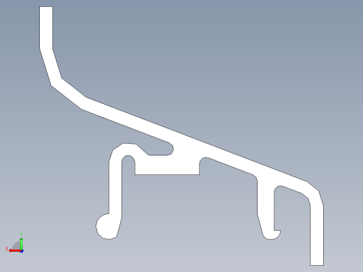 型材-BR PROTECTIVE PANE PROFILE PART B 3842524026.STEP后视缩略图