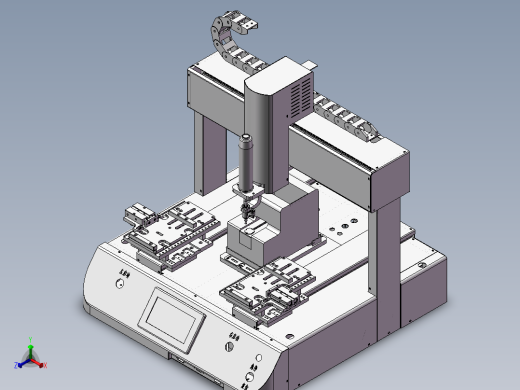 自动锁螺丝机 3D模型