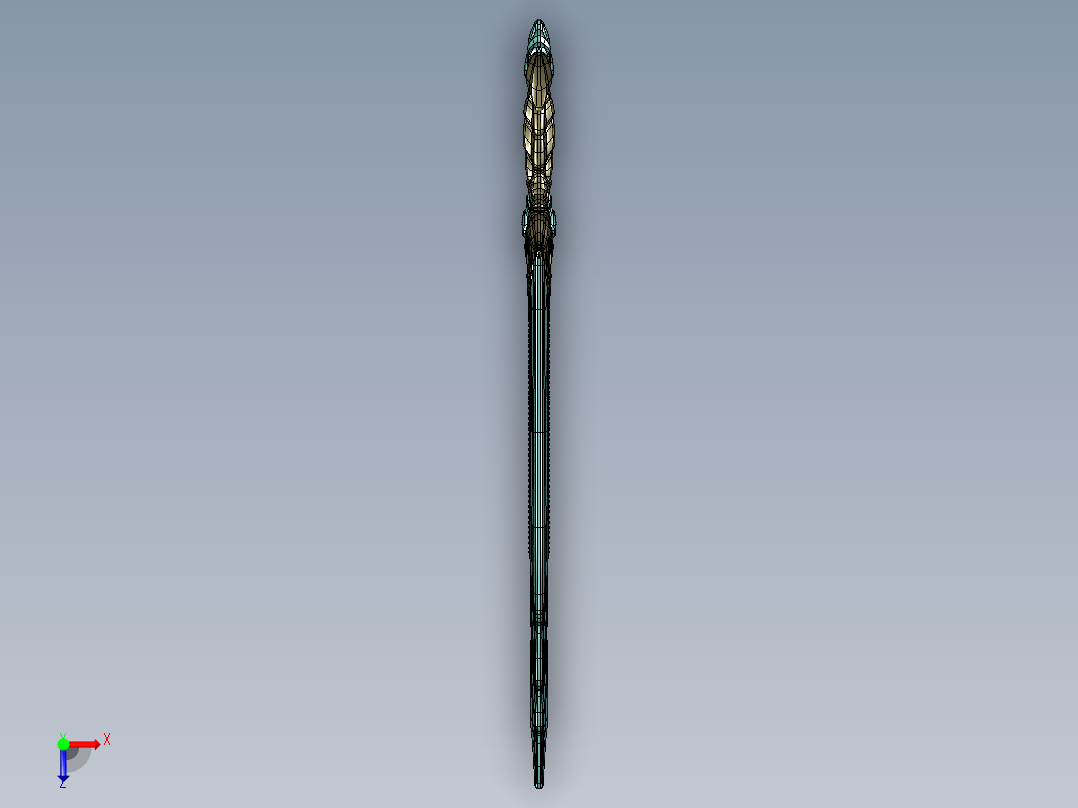 剑、宝剑(74)俯视图