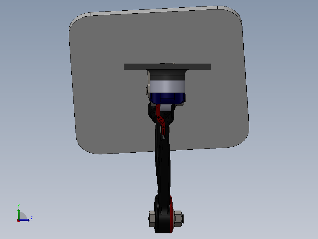 6自由度机械臂左视图