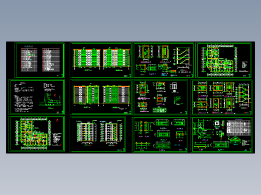 多层住宅建筑施工图 7