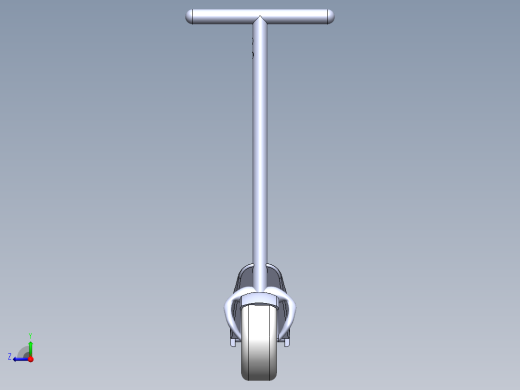 踏板车模型右视缩略图