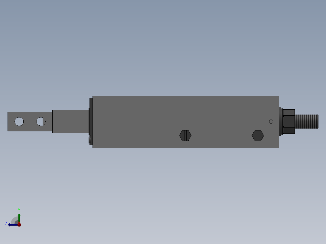 挡料气爪 MIE MIS系列 18款右视图