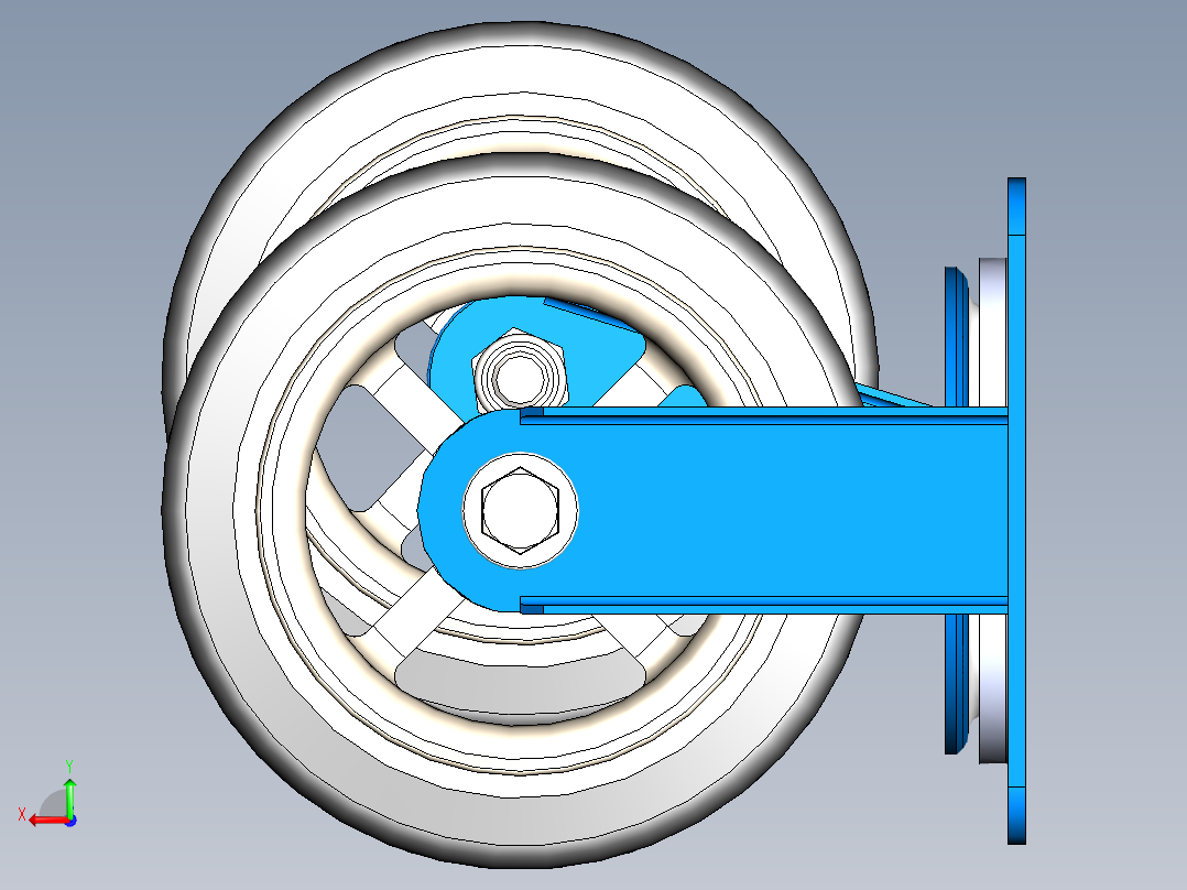 万向轮、脚轮(127)后视图