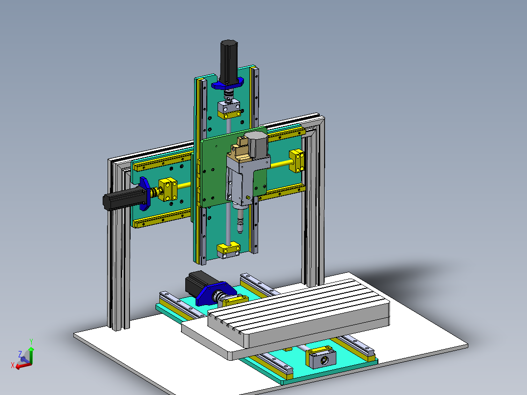 三轴线切割机床