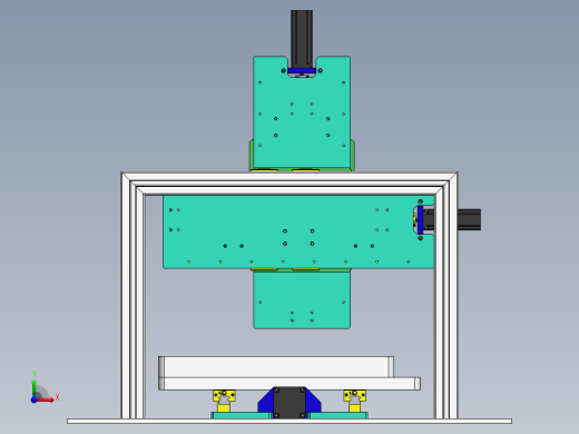 三轴线切割机床前视缩略图