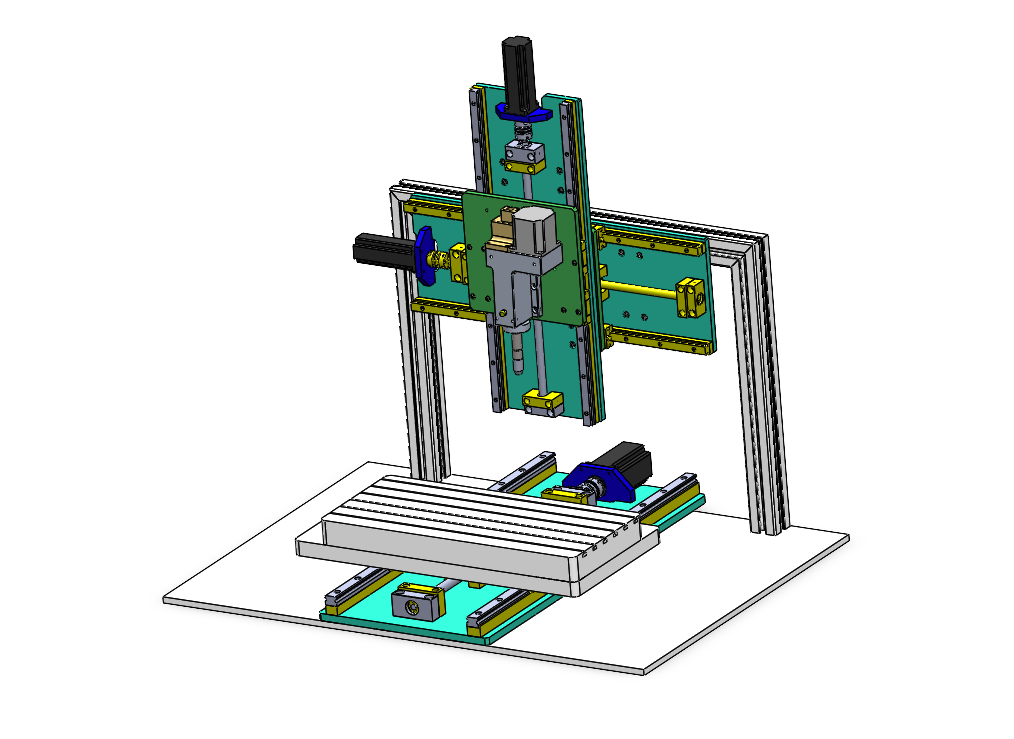 三轴线切割机床