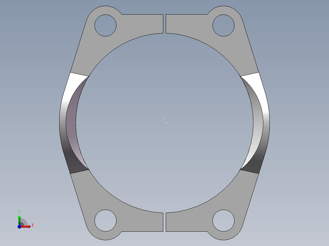 法兰接头、FL-80前视图