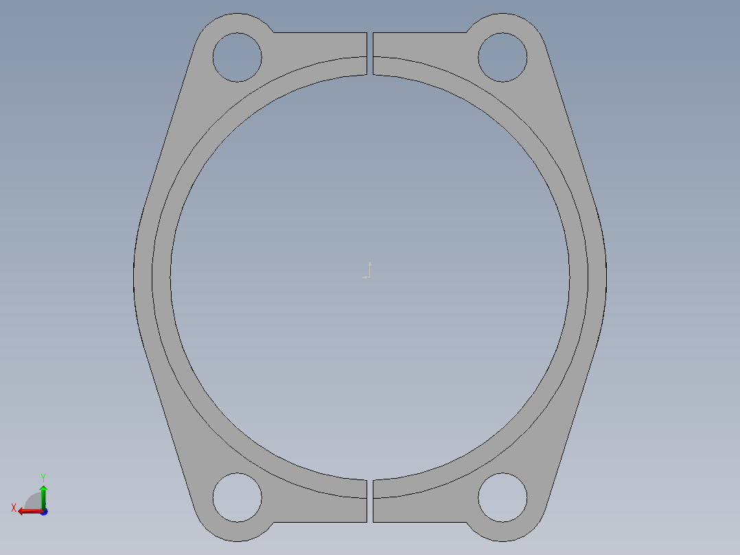 法兰接头、FL-80后视图