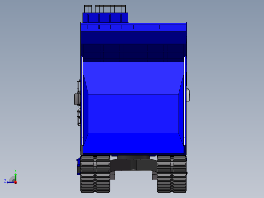 新型载重11吨 CD110R-3履带运输车右视缩略图