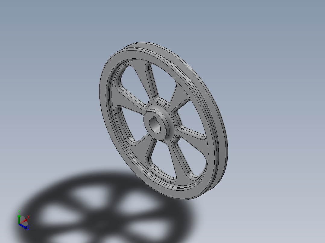 8英寸直径孔20毫米A1型v型槽滑轮