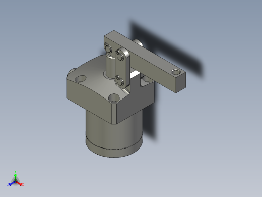 YLN05-N单动连杆长压板夹紧器