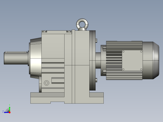 R97-21628-22-M1-0R97斜齿轮减速机右视缩略图