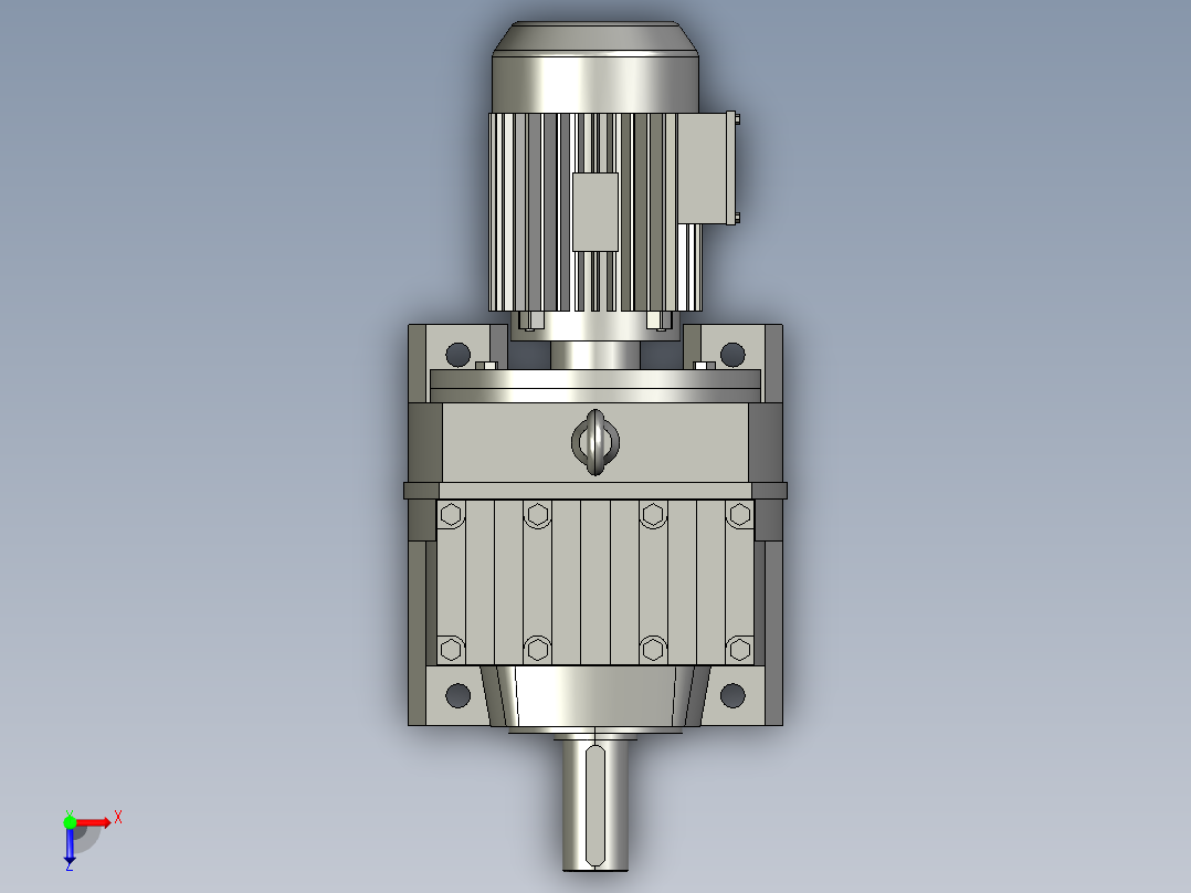 R97-21628-22-M1-0R97斜齿轮减速机俯视图