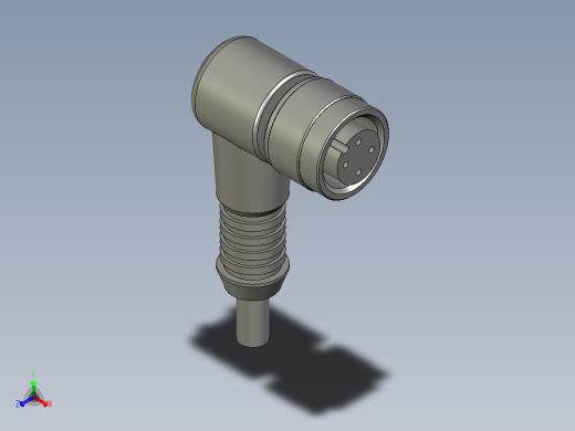 接近开关BALLUFFBKS-B20-4-03正等轴测缩略图
