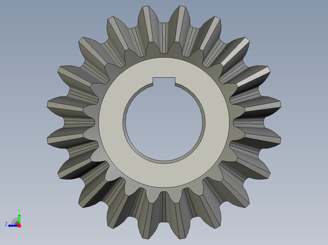 PZ3-MZ03-04-04圆锥齿轮206x42右视图