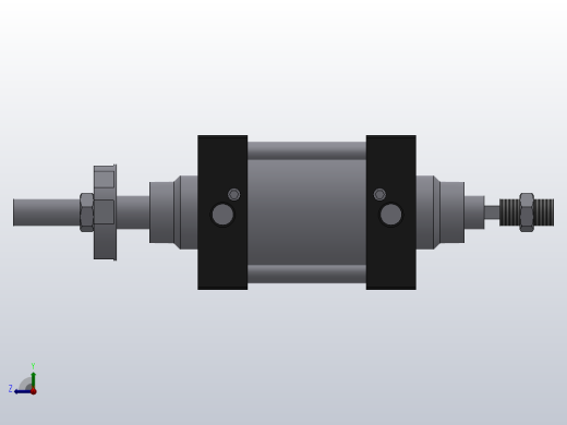 SIJ双轴复动行程可调型气缸SIJ100×1000-S-CS1U1右视缩略图