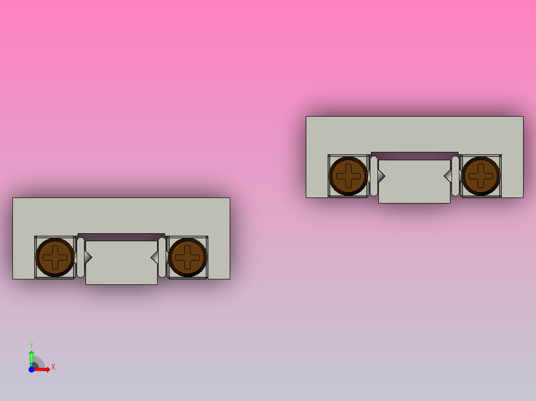 线性导轨JVT 1-35，JVT 1-35A前视图
