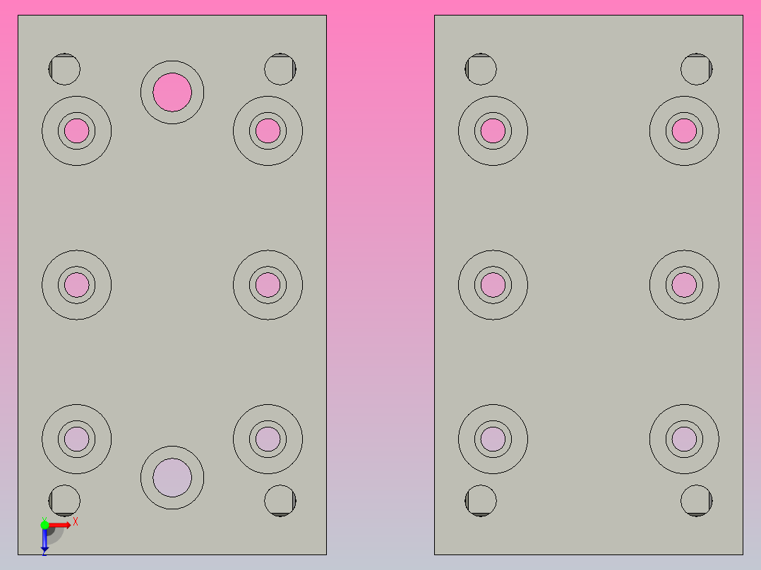 线性导轨JVT 1-35，JVT 1-35A俯视图