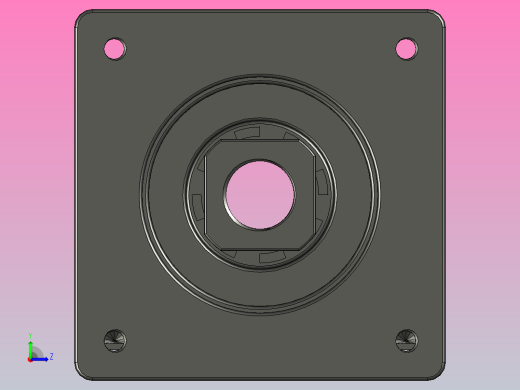 JST12系列电机安装座JST12-57左视缩略图