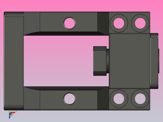 JST12系列电机安装座JST12-57俯视缩略图