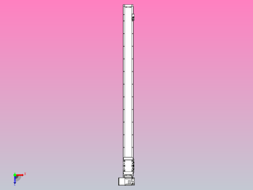 机器人皮带驱动直线轴TPA-GCB-80-P60-L1150-LU-M20-N3俯视缩略图