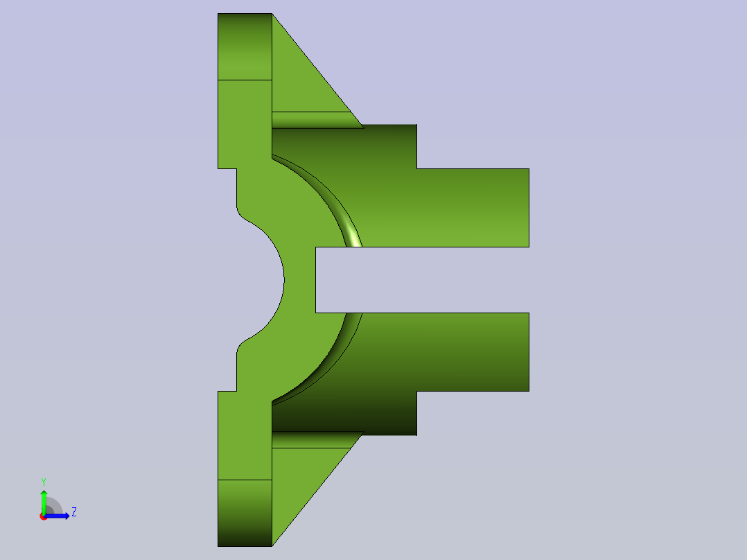 练习摩托车连接架左视图