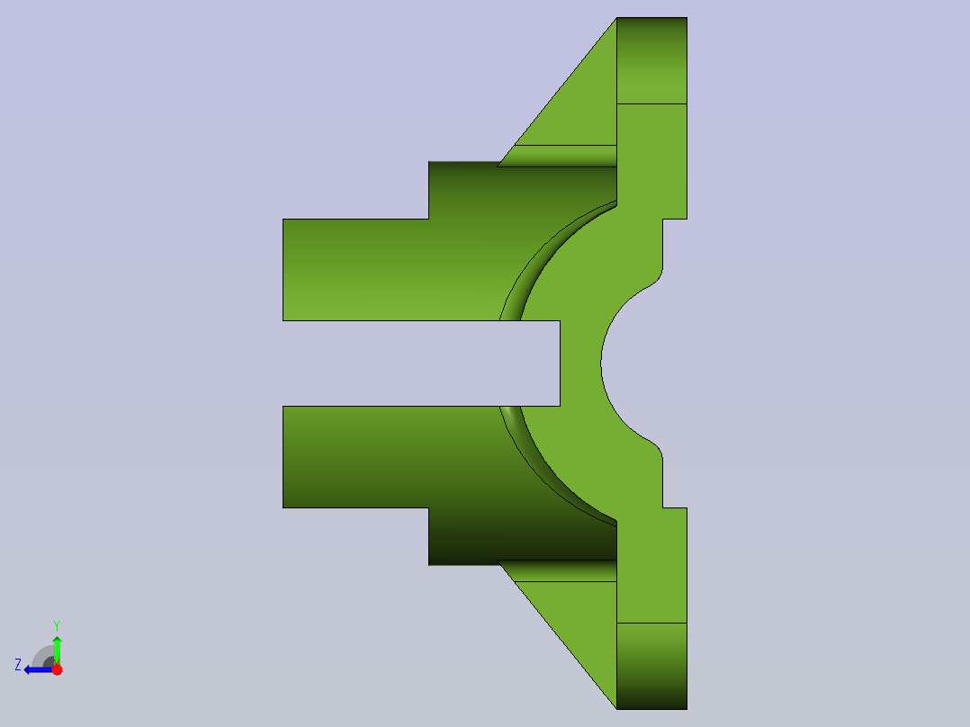 练习摩托车连接架右视图