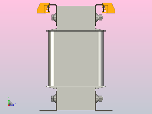 SG-1三相干式变压器三维模型202403左视缩略图