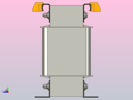 SG-1三相干式变压器三维模型202403右视缩略图