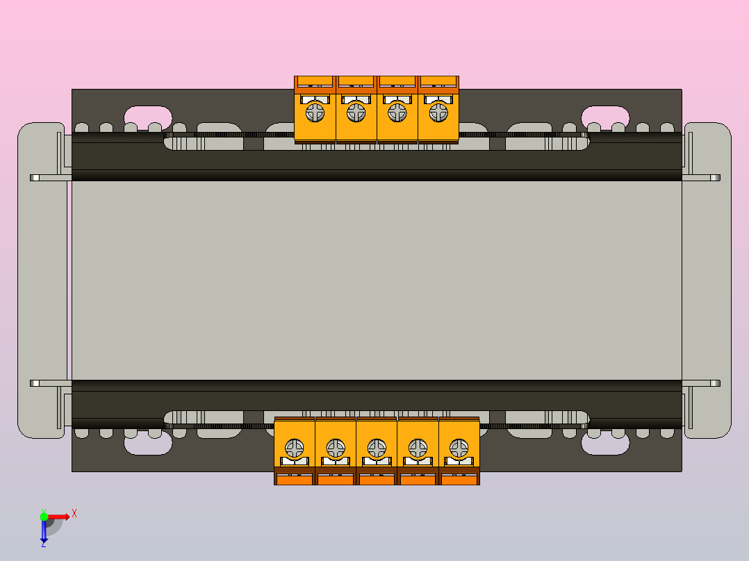 SG-1三相干式变压器三维模型202403俯视图