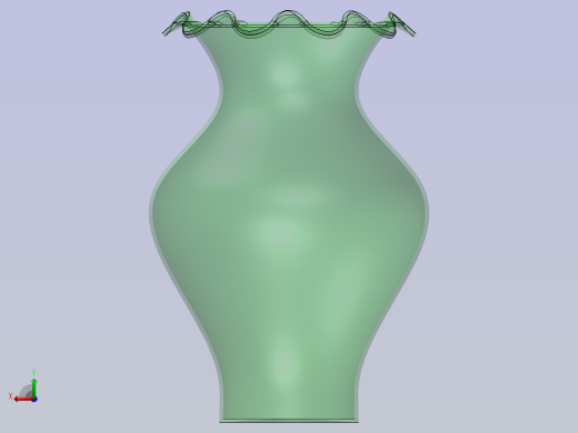 优雅现代的花瓶设计后视缩略图