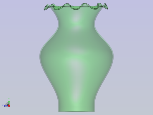 优雅现代的花瓶设计右视缩略图