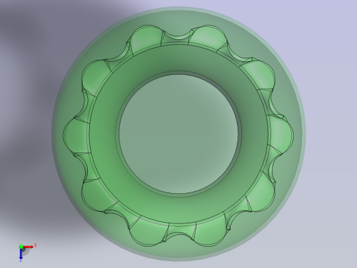 优雅现代的花瓶设计俯视缩略图