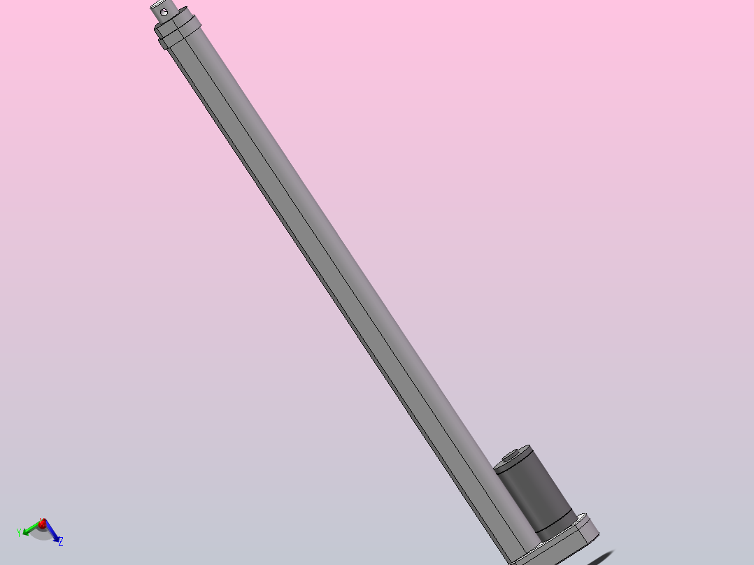 1200N防水电动推杆(ZJWSN-FS)[ZJWSN-FS-S500]主视图