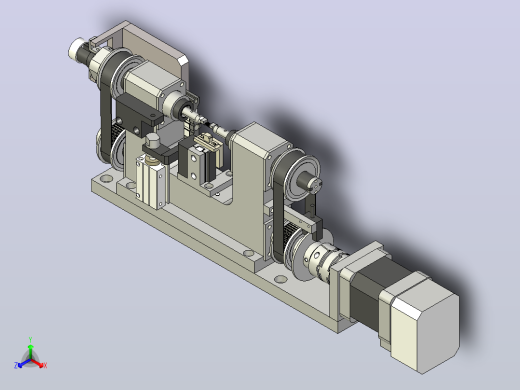 电机绕线机spindle-unit833-模型格式为 stp