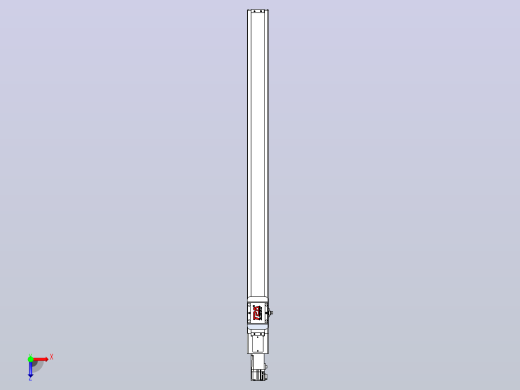 滚珠丝杠直线轴带导轨全封闭TPA-HCR-65S-1610C-L850-M-Y-P10-N3俯视缩略图