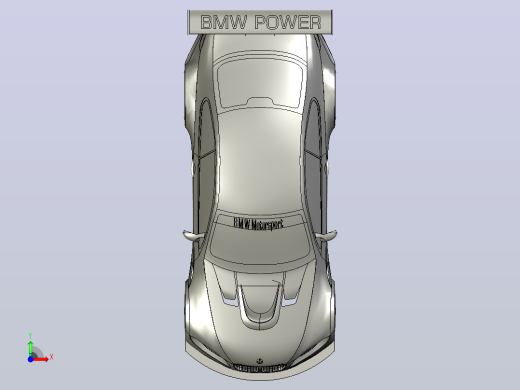 宝马（BMW） M3 GTR赛车前视缩略图