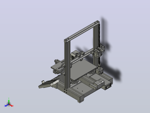 打印机模型Creality-Ender3-V2-rev4主视缩略图