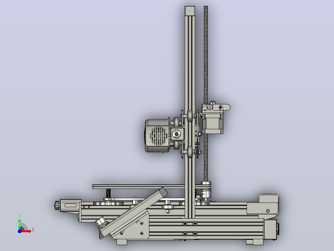 打印机模型Creality-Ender3-V2-rev4前视图