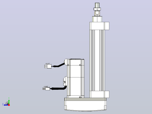 轻载电动缸TPA-ESR40-1210C-L100-MR-LB-W-P40-C3右视缩略图