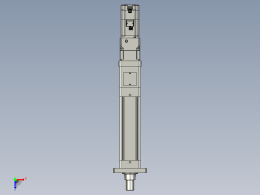 轻载电动缸TPA-ESR80-2510C-L150-M-FA-W-P75-JX-C3俯视缩略图