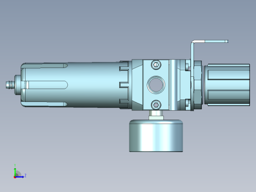 爱柯_调压过滤器AFR-02左视缩略图