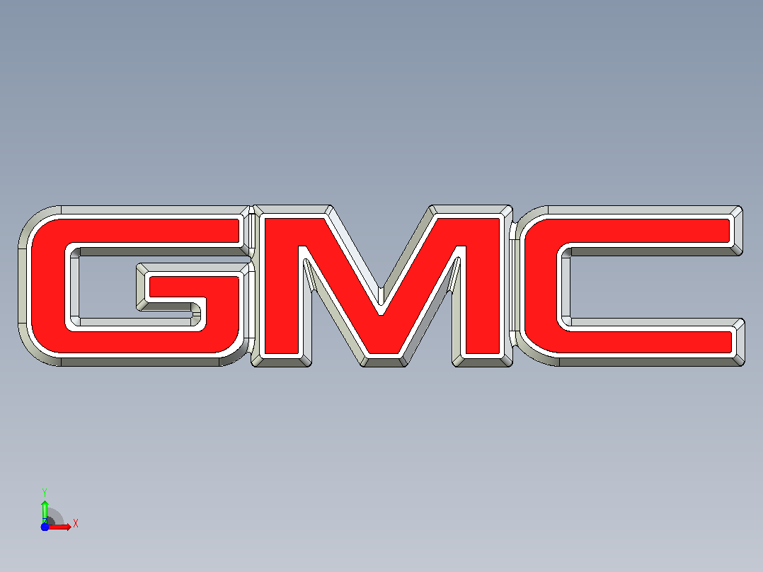 GMC标志前视图